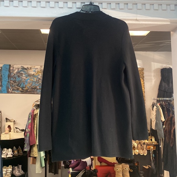 Ralph Lauren Black Knit Sweater Cardigan - Picture 2 of 5